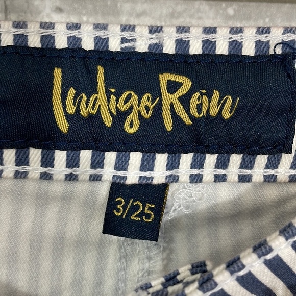 Indigo Rein Striped Bootcut Jeans - Picture 3 of 6